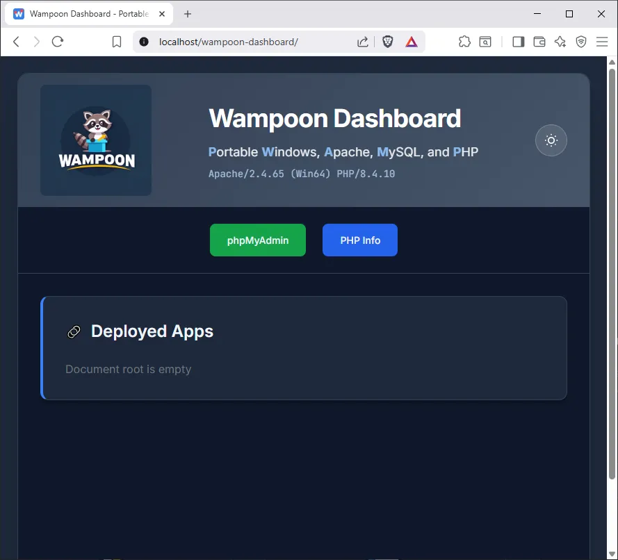 Wampoon Dashboard