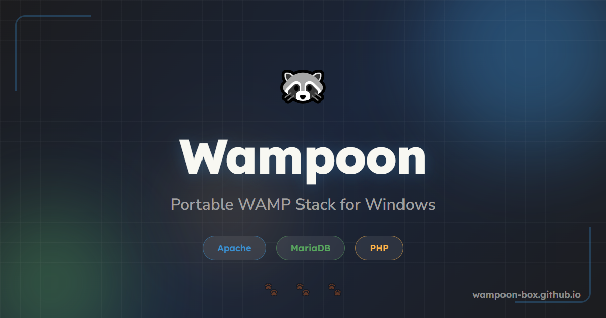 Wampoon - Portable Apache, MariaDB & PHP Stack for Windows